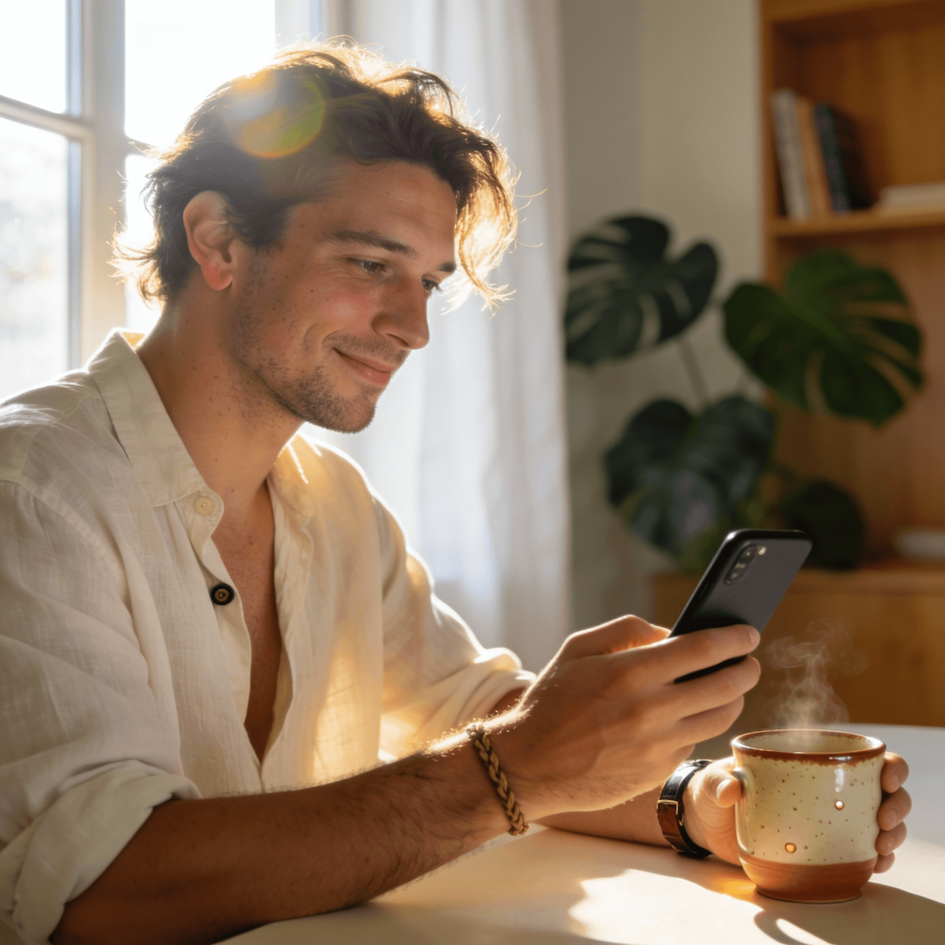 Daily awareness and check-in interface